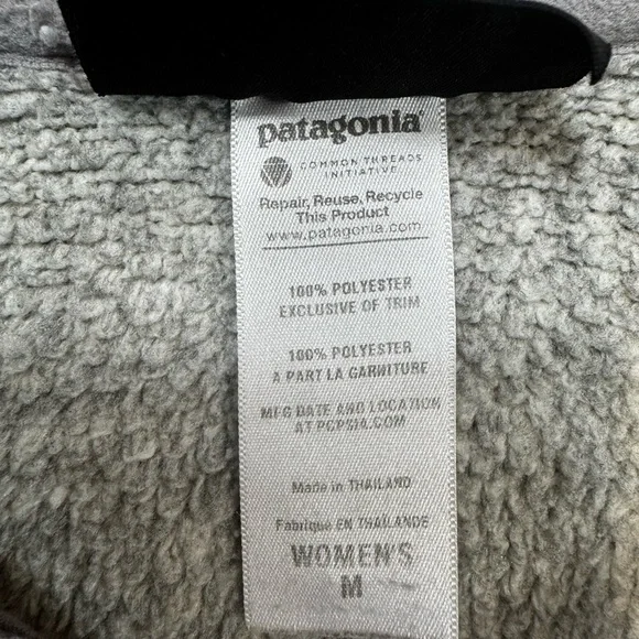 Patagonia Women's Gray Fleece Pullover - Picture 2 of 2